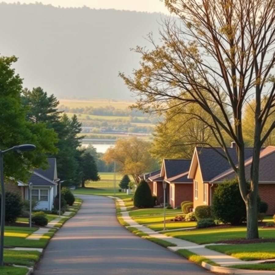 A representative view evoking Sterling / Potomac Falls